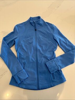 Lululemon Define Jacket Long Sleeve Full Zip Blue Size 6